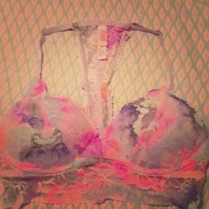 PINK VS Push up small aa-c racer back bra